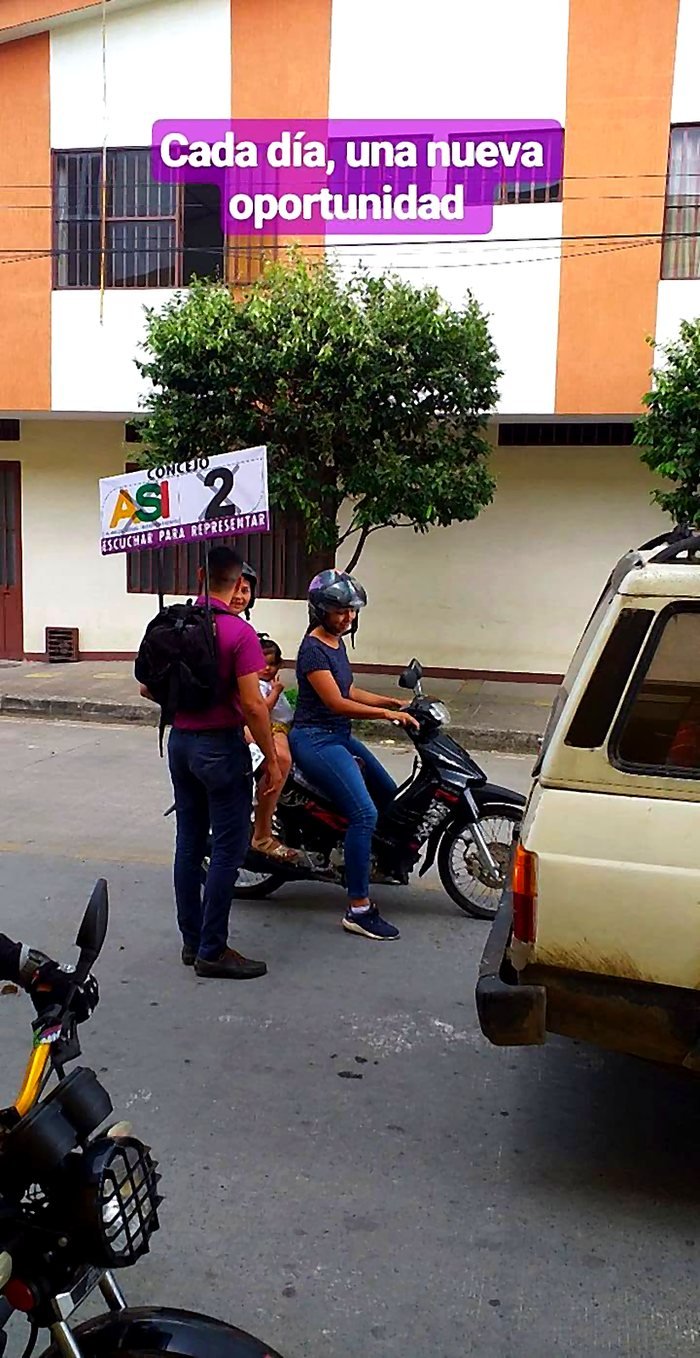 Valla de campaña al Concejo
