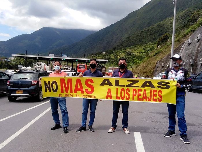 Movilización contra el alza de los peajes